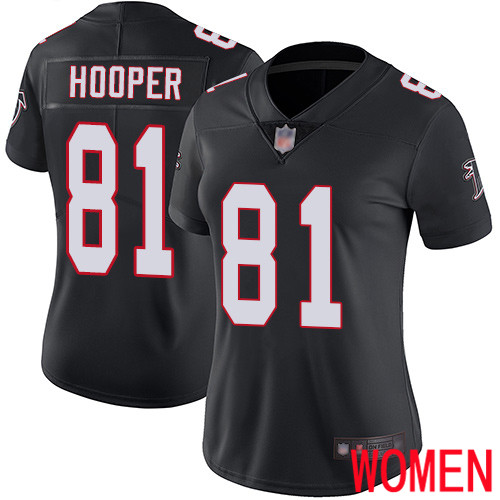 Atlanta Falcons Limited Black Women Austin Hooper Alternate Jersey NFL Football 81 Vapor Untouchable